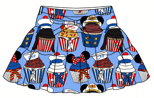 Pre-Order: Cruise Cupcake Skort