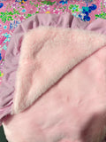 Pre-Order: Exclusive Princess Print Plush Blanket w/ Ruffles (50x60)